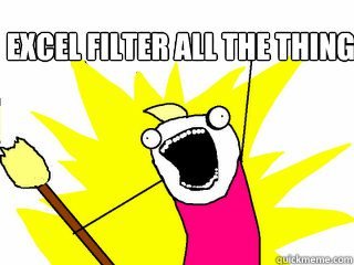 Excel meme filtros