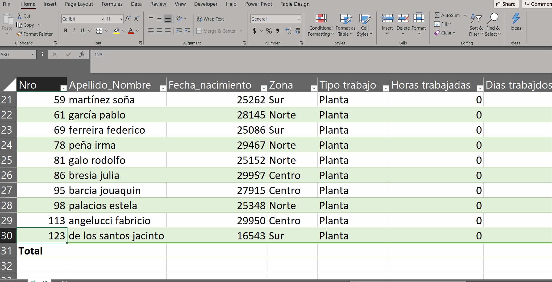 tablas en Excel 8