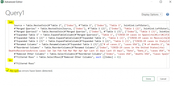 Introducción A Las Fórmulas M De Power Query - Power BI