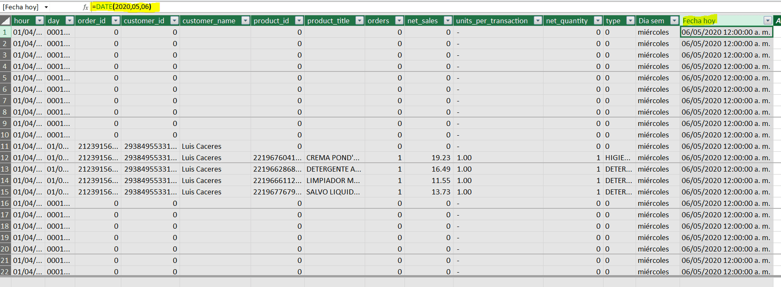 Dax excel что это